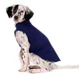 GoldPaw Hunde Fleece Stretch Pullover Navy Blue
